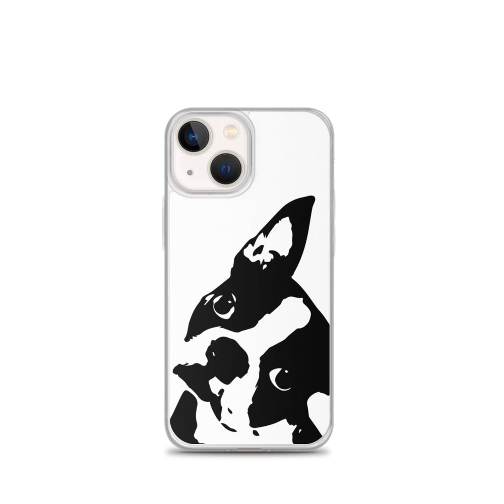 Boston Terrier Head Tilt iPhone Case