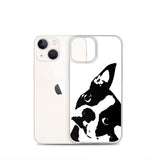 Boston Terrier Head Tilt iPhone Case