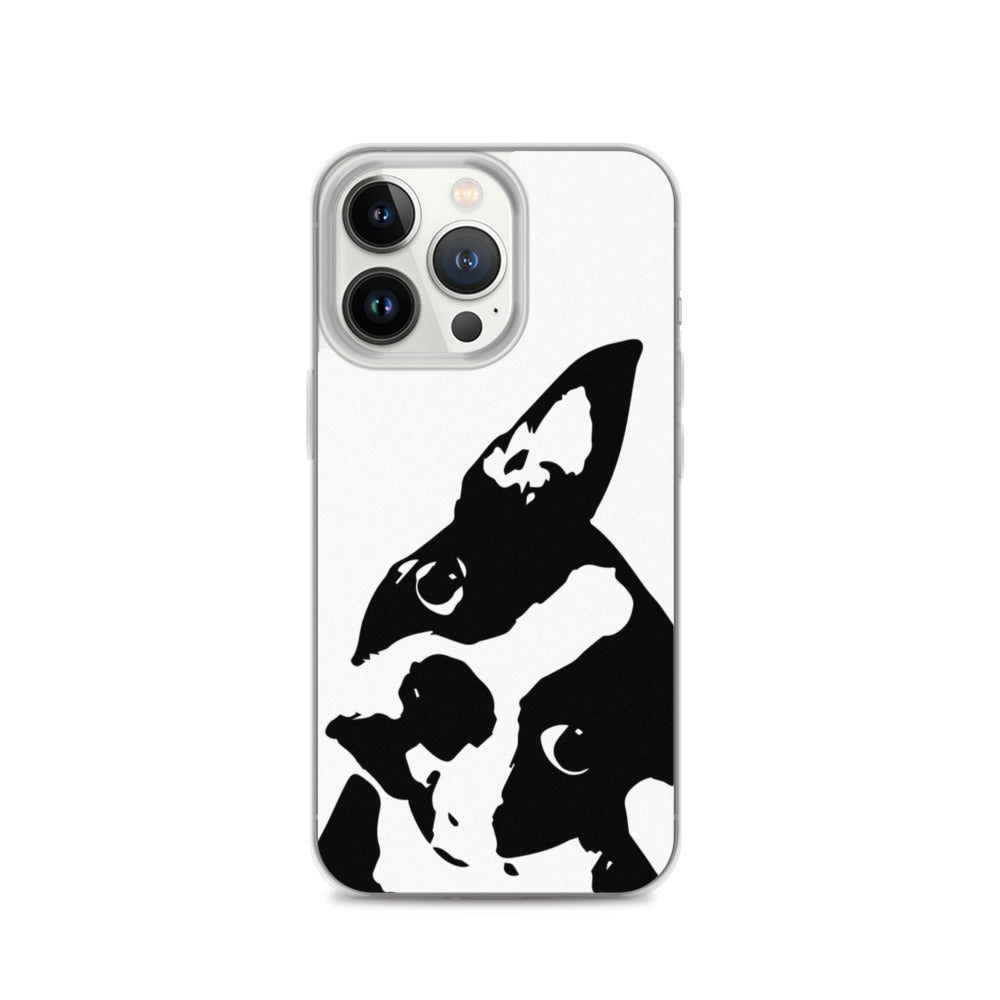 Boston Terrier Head Tilt iPhone Case