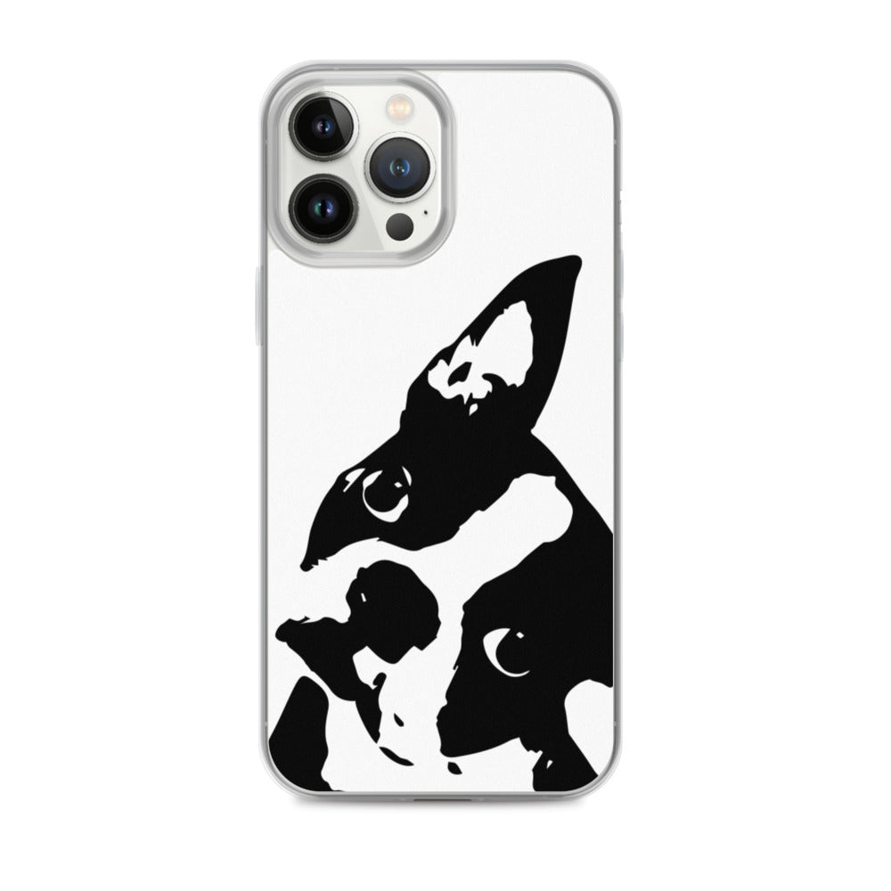 Boston Terrier Head Tilt iPhone Case
