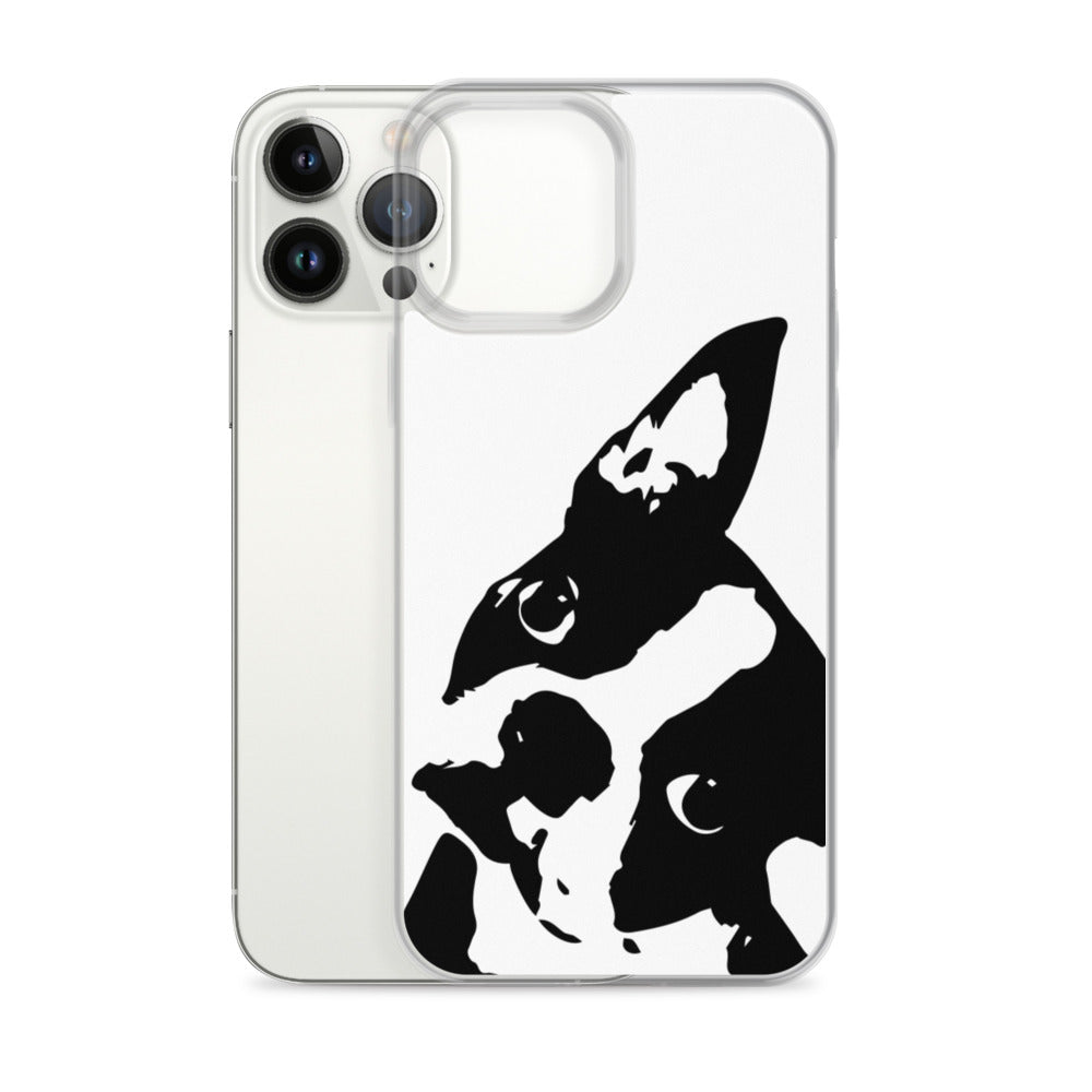 Boston Terrier Head Tilt iPhone Case