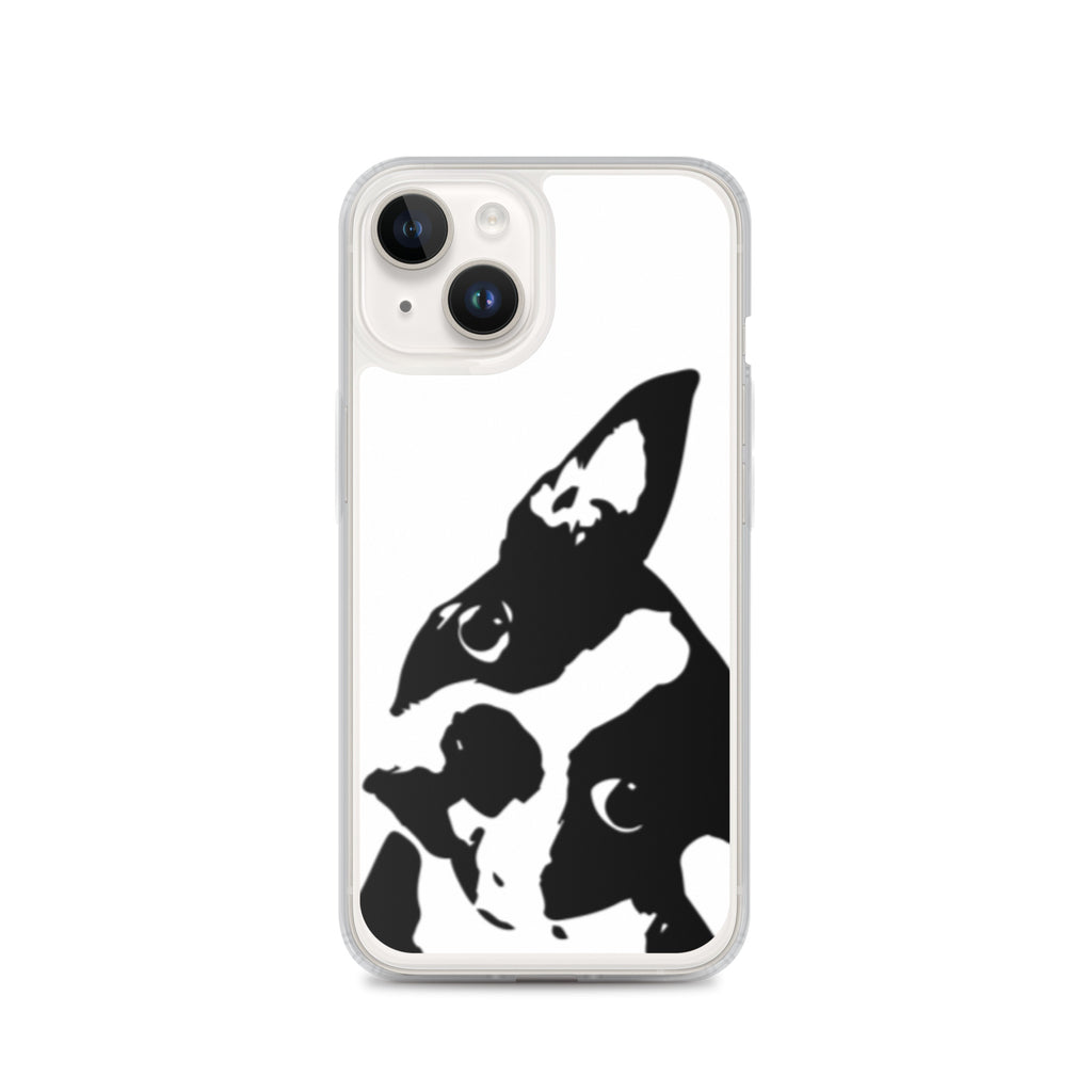 Boston Terrier Head Tilt iPhone Case