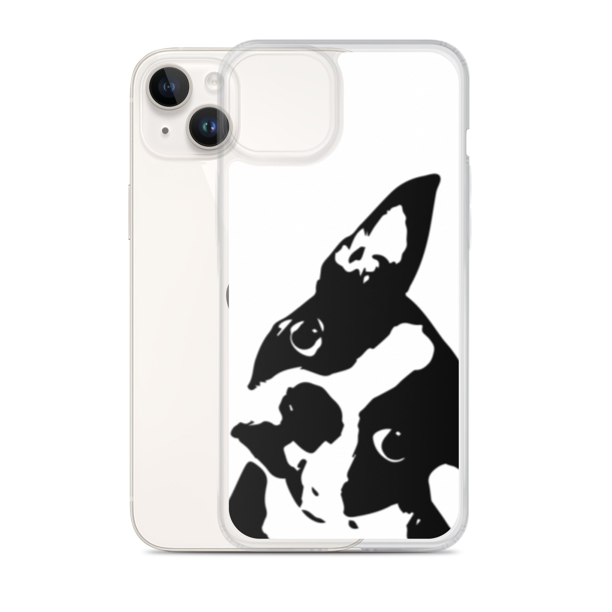 Boston Terrier Head Tilt iPhone Case