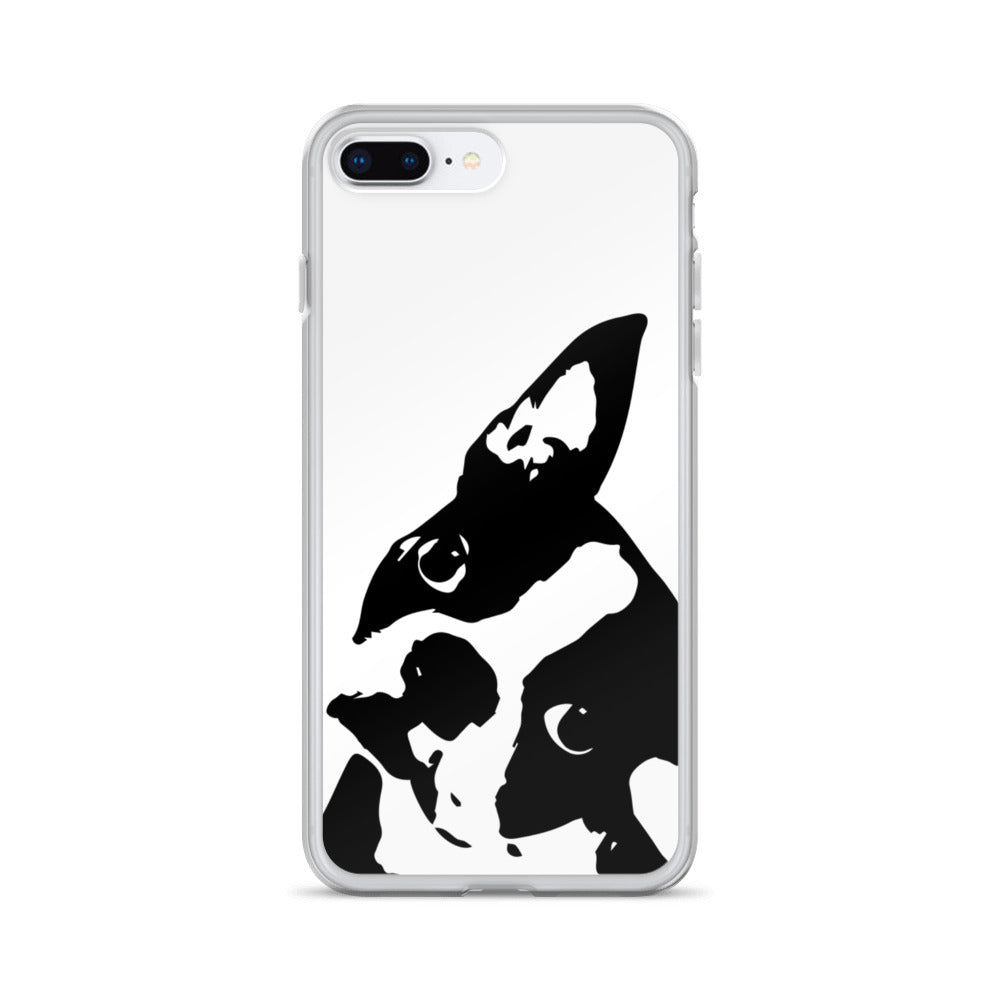 Boston Terrier Head Tilt iPhone Case