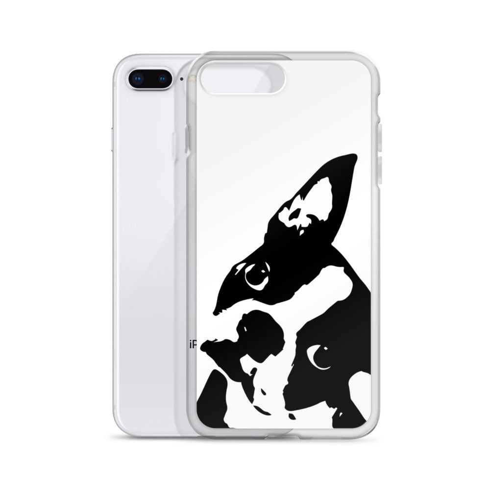 Boston Terrier Head Tilt iPhone Case