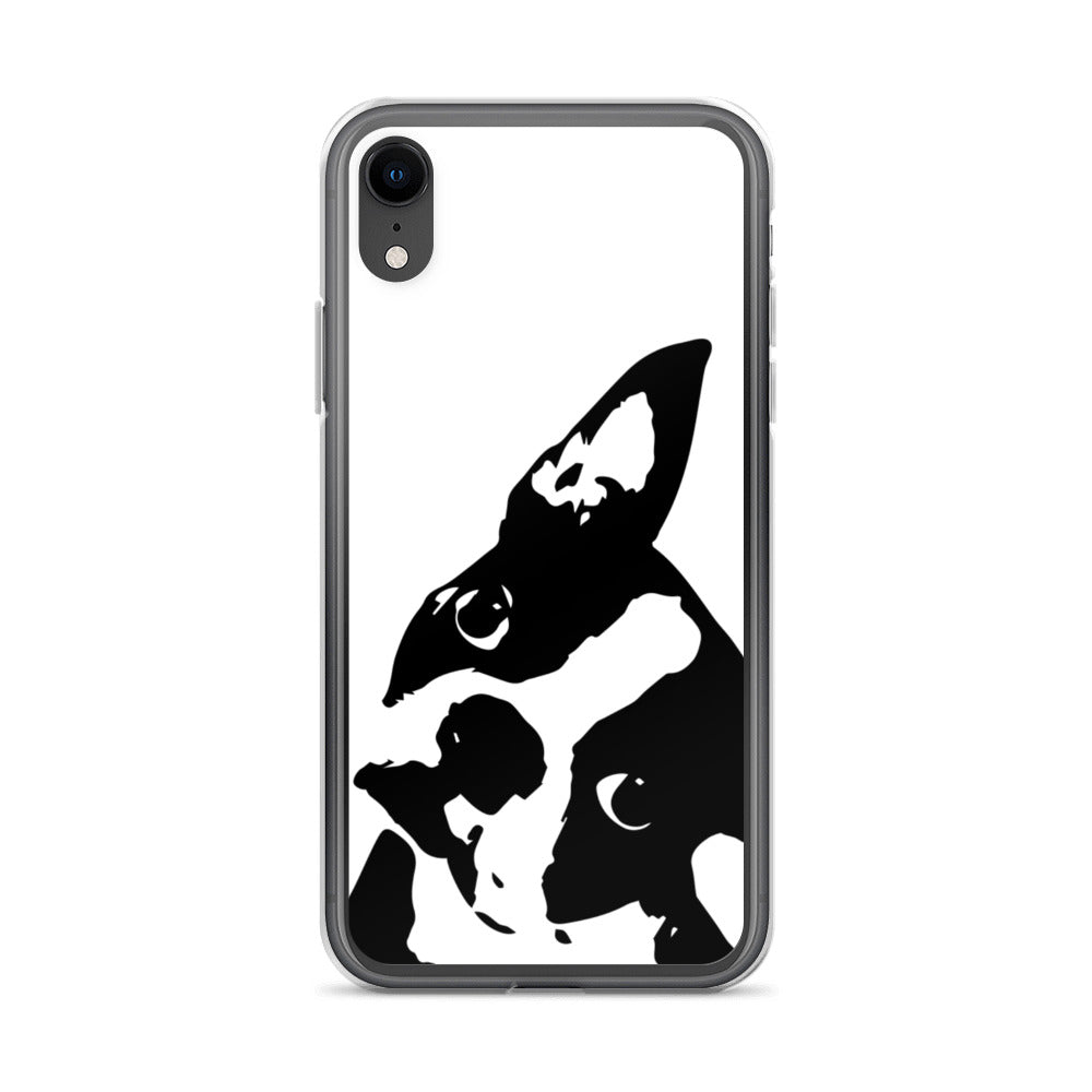 Boston Terrier Head Tilt iPhone Case