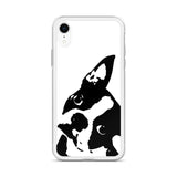 Boston Terrier Head Tilt iPhone Case