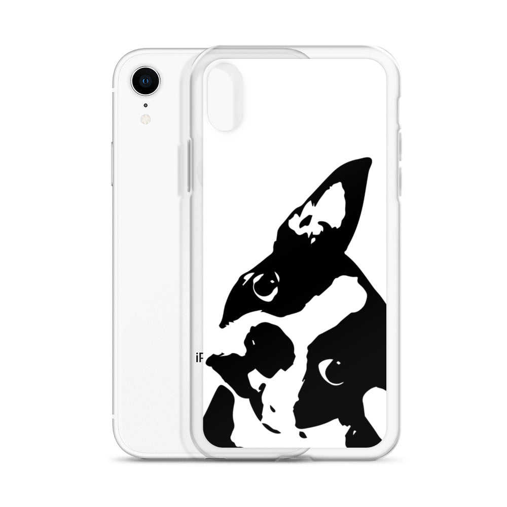 Boston Terrier Head Tilt iPhone Case