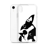 Boston Terrier Head Tilt iPhone Case