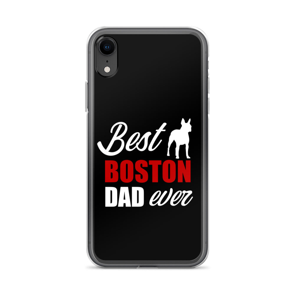 Best Boston Terrier Dad Ever iPhone Case