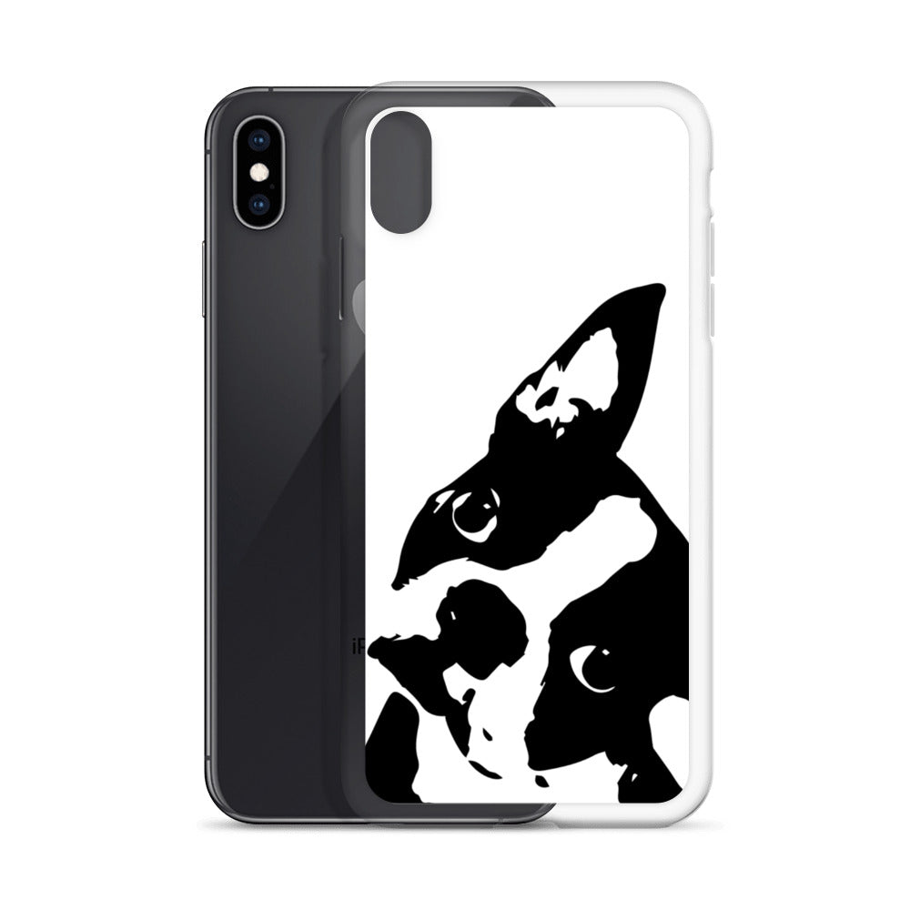 Boston Terrier Head Tilt iPhone Case