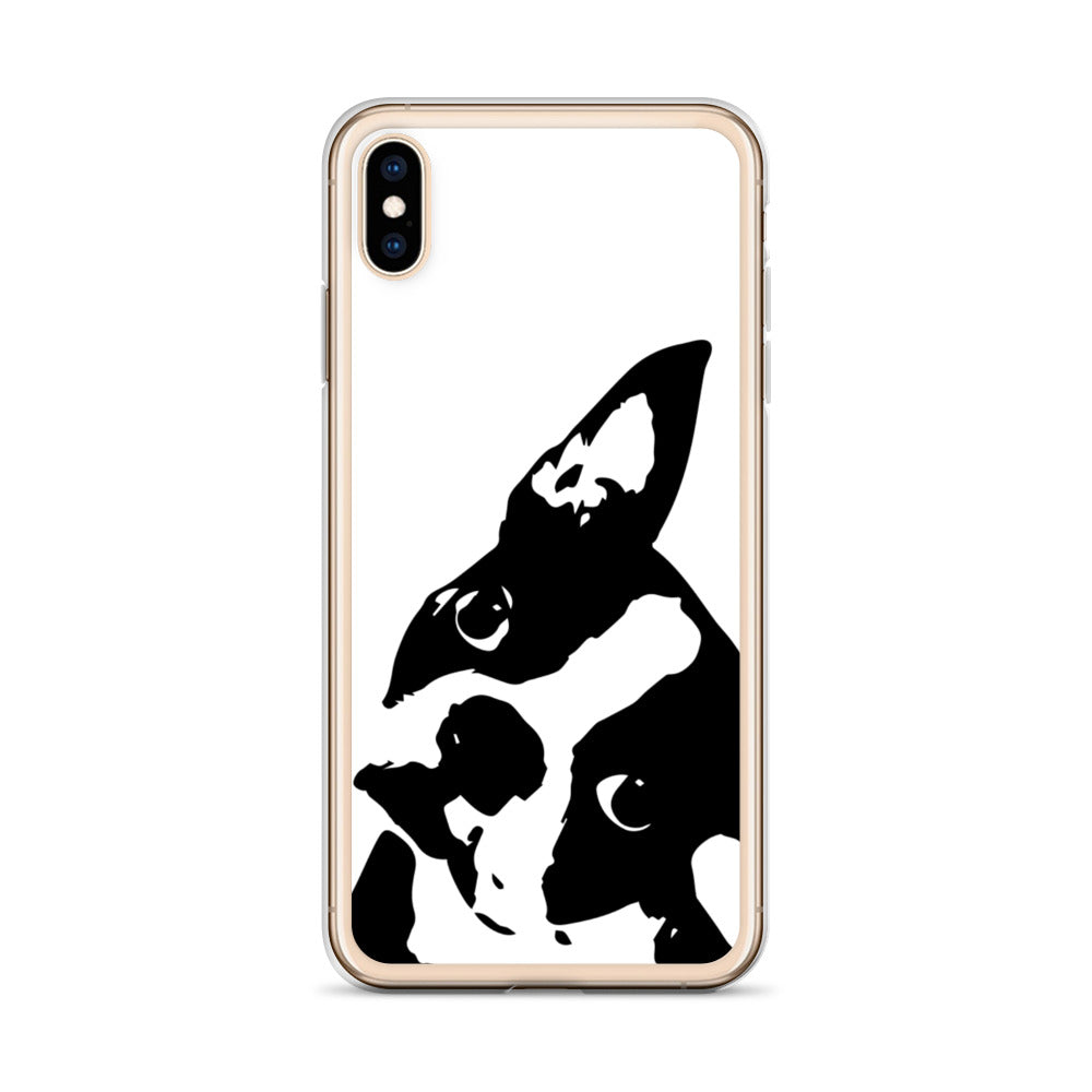 Boston Terrier Head Tilt iPhone Case
