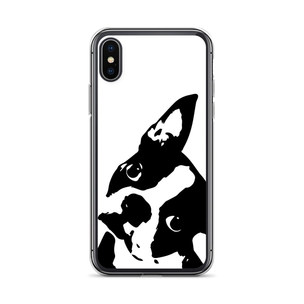 Boston Terrier Head Tilt iPhone Case