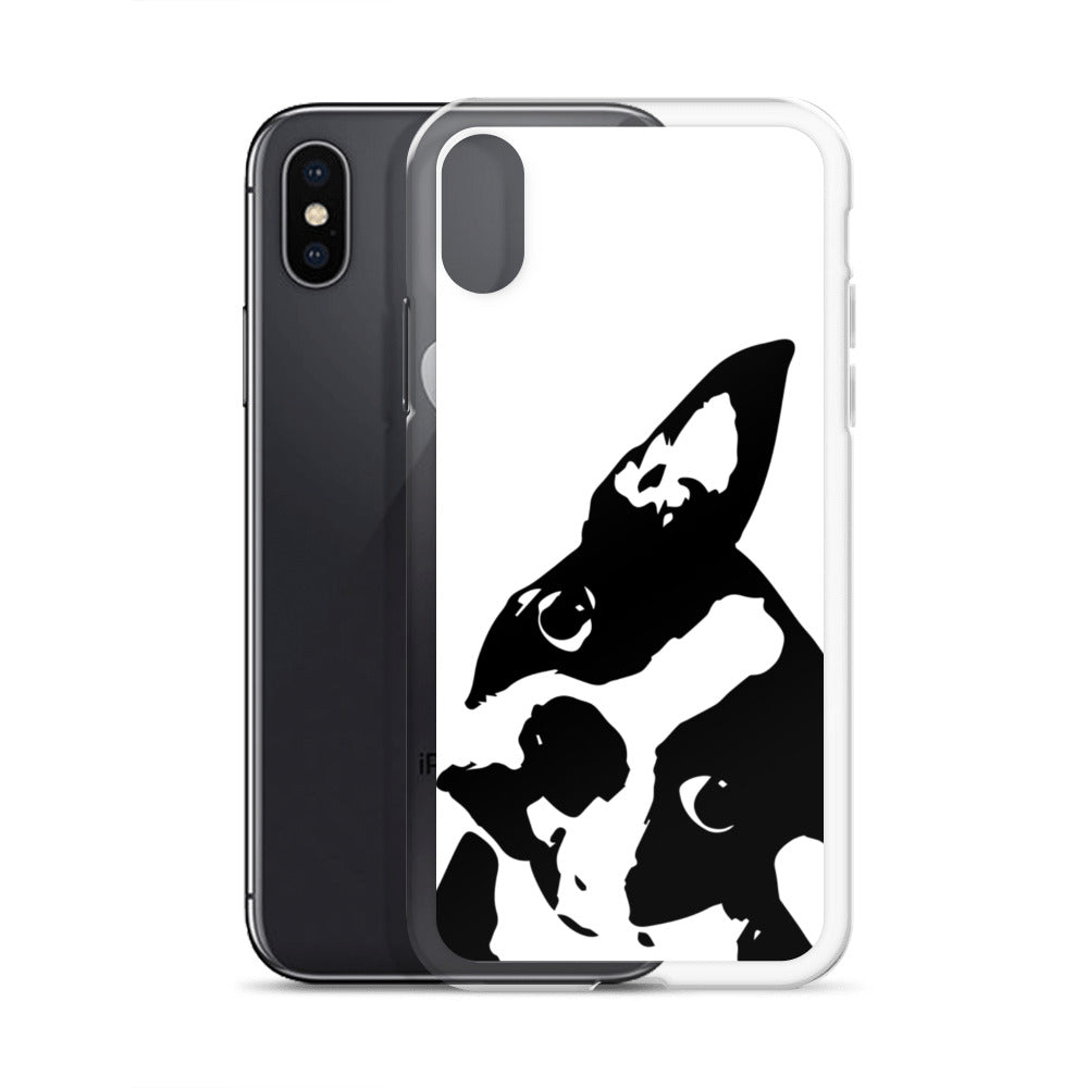 Boston Terrier Head Tilt iPhone Case