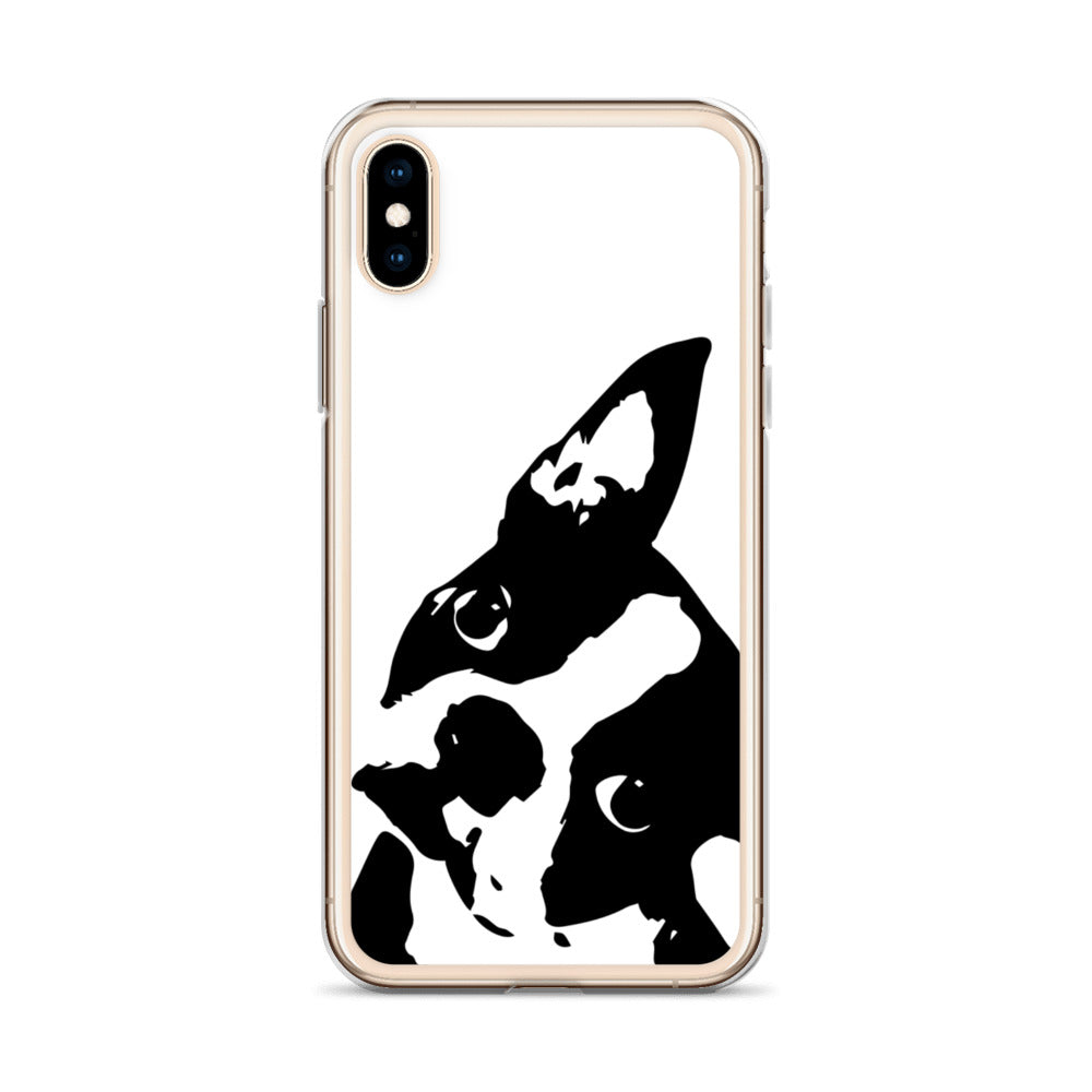 Boston Terrier Head Tilt iPhone Case