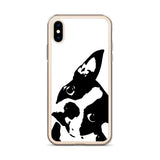 Boston Terrier Head Tilt iPhone Case
