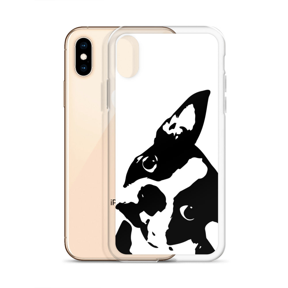 Boston Terrier Head Tilt iPhone Case