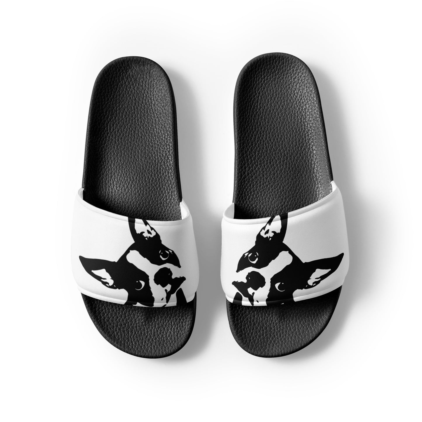 Boston Terrier Men’s Slides