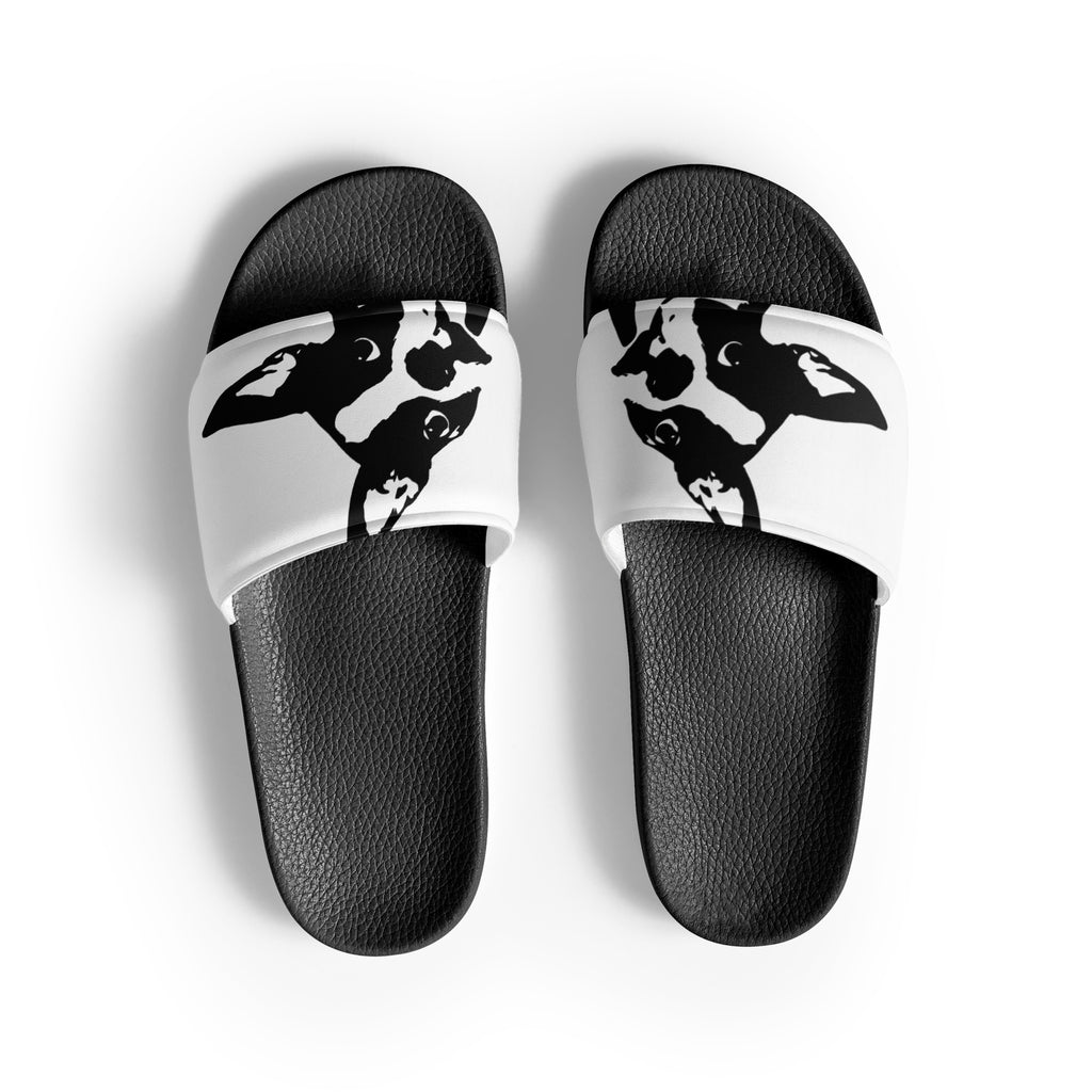 Boston Terrier Men’s Slides