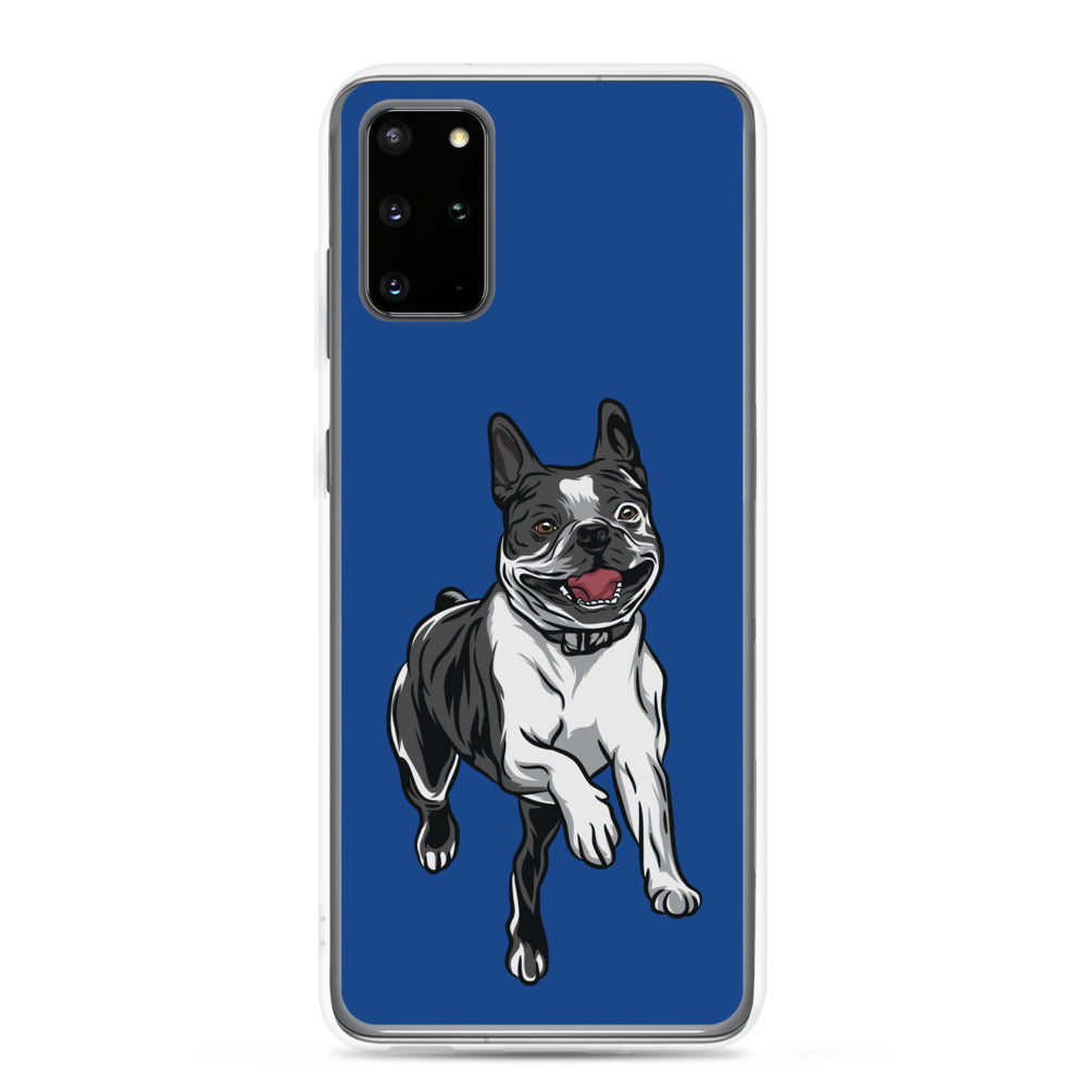 Boston Terrier Samsung Phone Case - Blue - Boston Terrier World