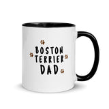Boston Terrier Dad Muddy Paws Mug - Boston Terrier World