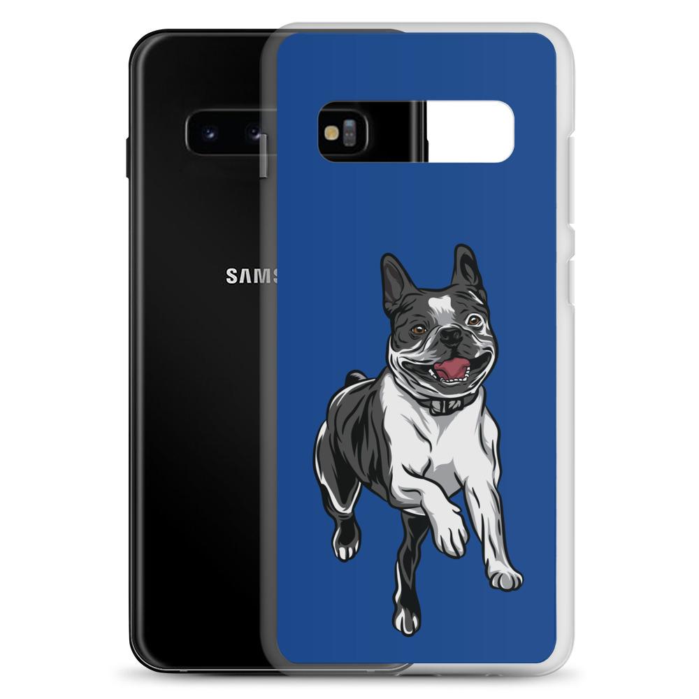 Boston Terrier Samsung Phone Case - Blue - Boston Terrier World