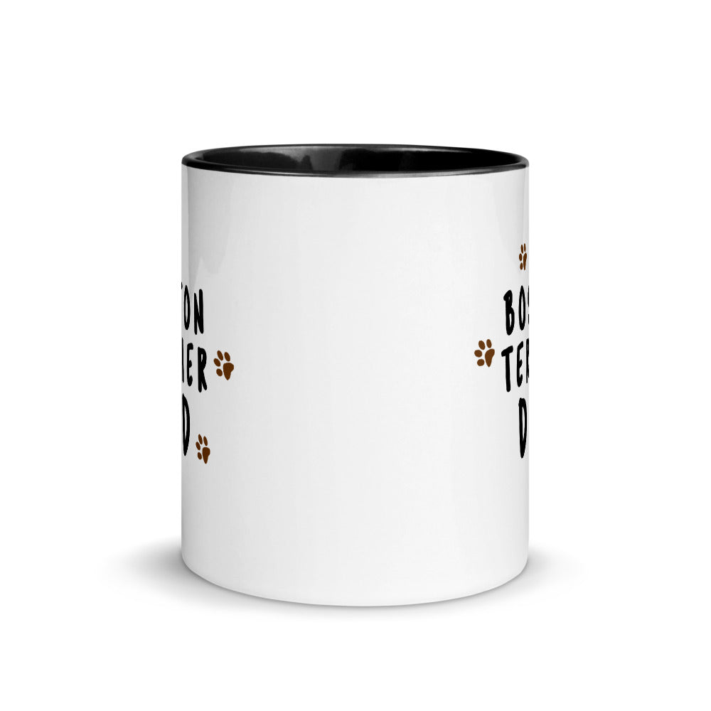 Boston Terrier Dad Muddy Paws Mug - Boston Terrier World
