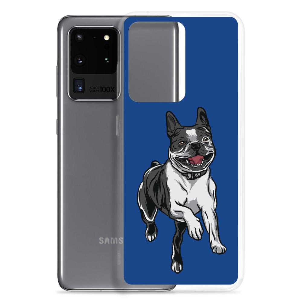 Boston Terrier Samsung Phone Case - Blue - Boston Terrier World
