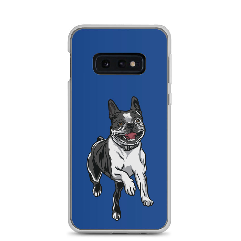 Boston Terrier Samsung Phone Case - Blue - Boston Terrier World