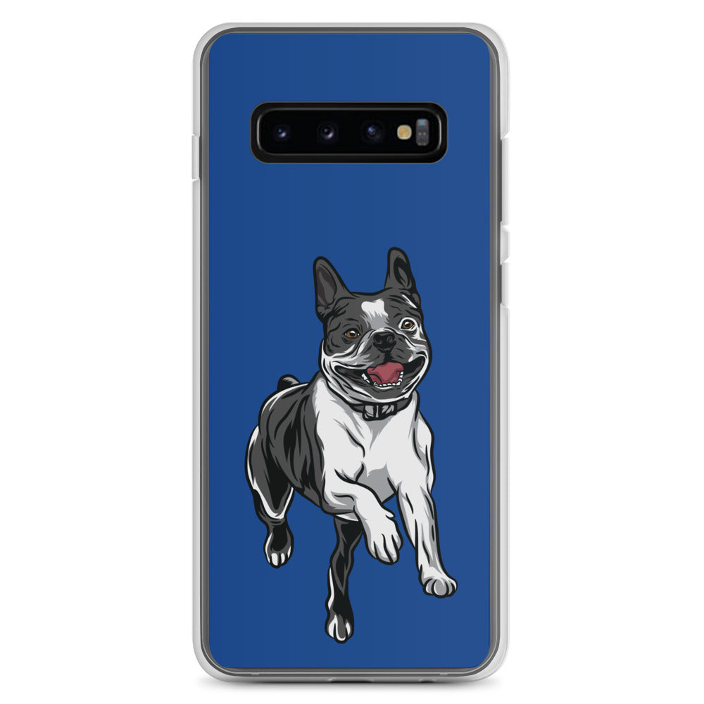 Boston Terrier Samsung Phone Case - Blue - Boston Terrier World