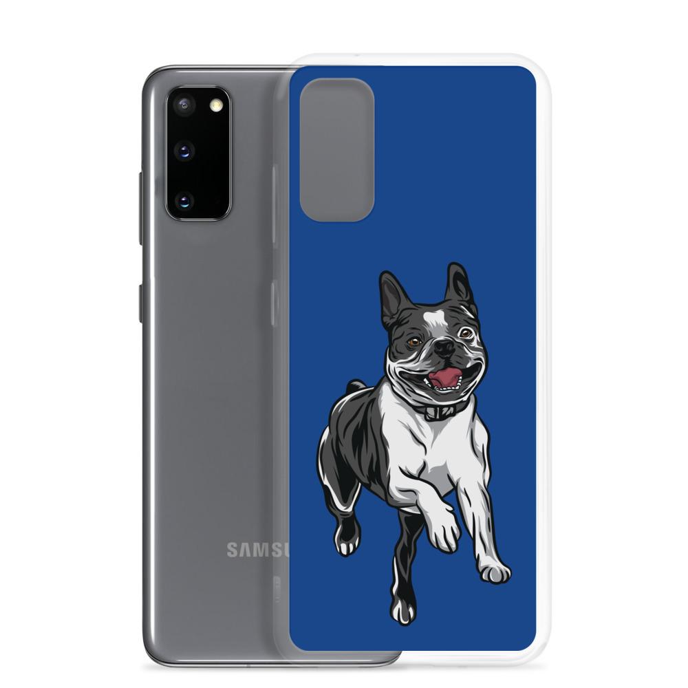 Boston Terrier Samsung Phone Case - Blue - Boston Terrier World