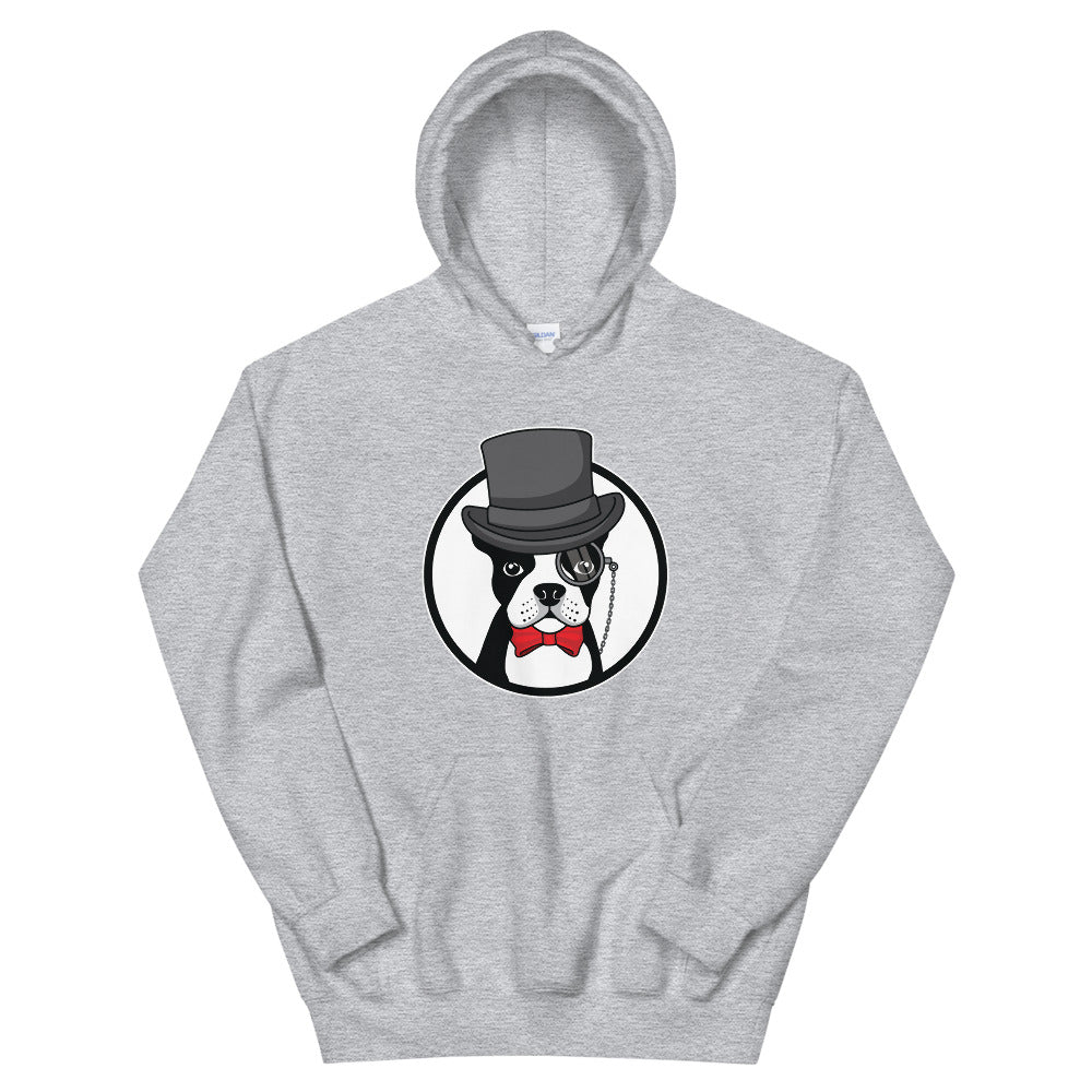 The Gentleman Boston Terrier Pullover Hoodie