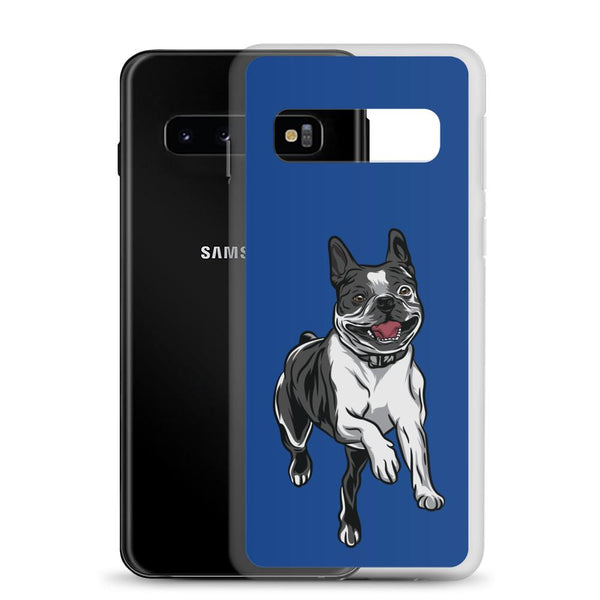 Boston Terrier Samsung Phone Case - Blue - Boston Terrier World