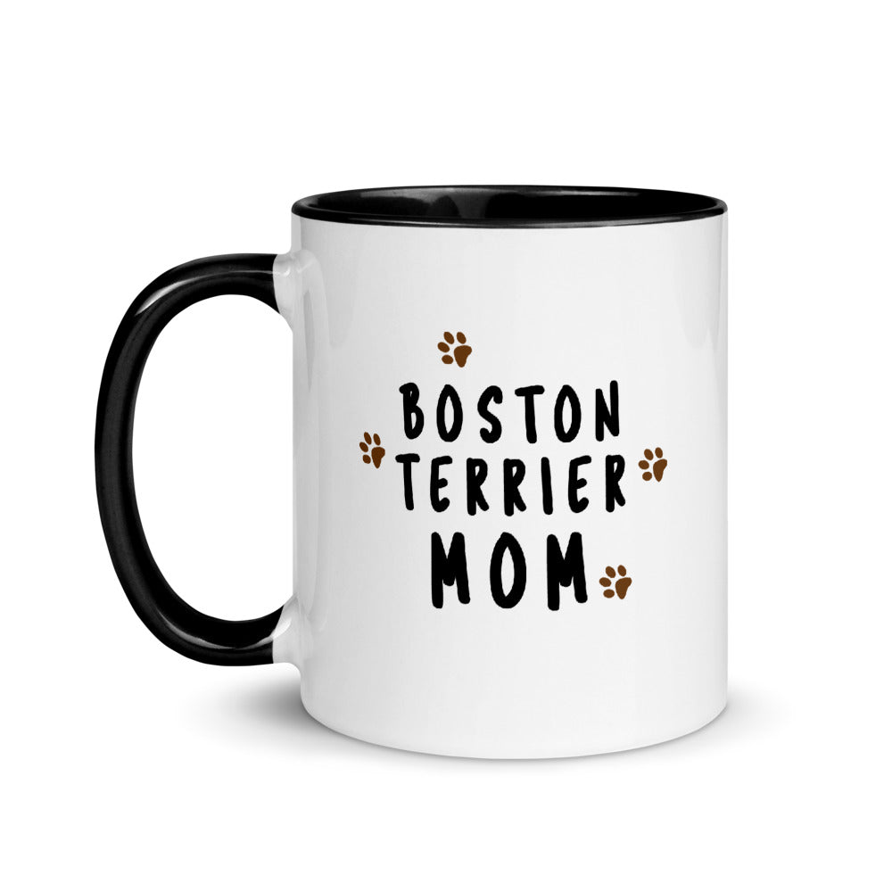 Boston Terrier Mom Muddy Paws Mug - Boston Terrier World