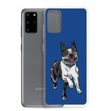 Boston Terrier Samsung Phone Case - Blue - Boston Terrier World