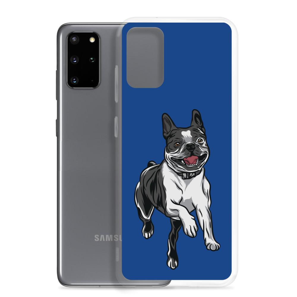 Boston Terrier Samsung Phone Case - Blue - Boston Terrier World