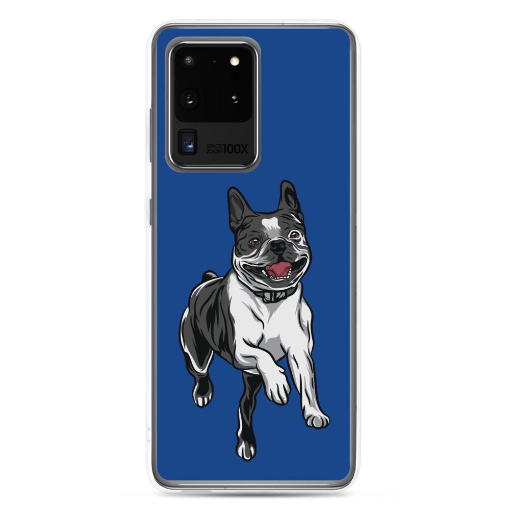 Boston Terrier Samsung Phone Case - Blue - Boston Terrier World