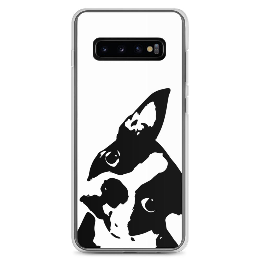 Boston Terrier Head Tilt Samsung Phone Case