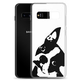 Boston Terrier Head Tilt Samsung Phone Case