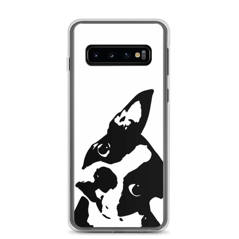 Boston Terrier Head Tilt Samsung Phone Case