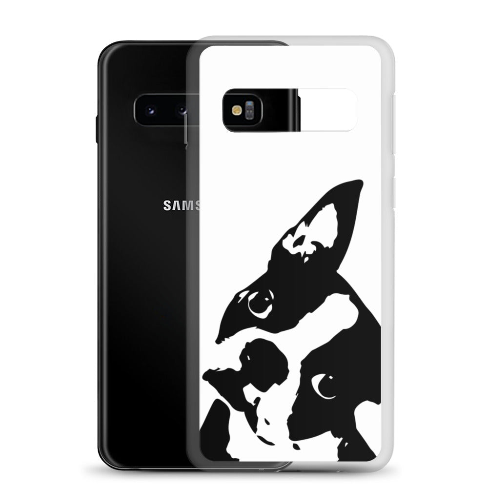 Boston Terrier Head Tilt Samsung Phone Case