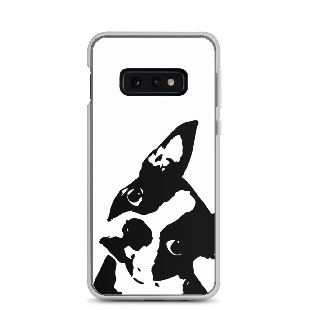 Boston Terrier Head Tilt Samsung Phone Case