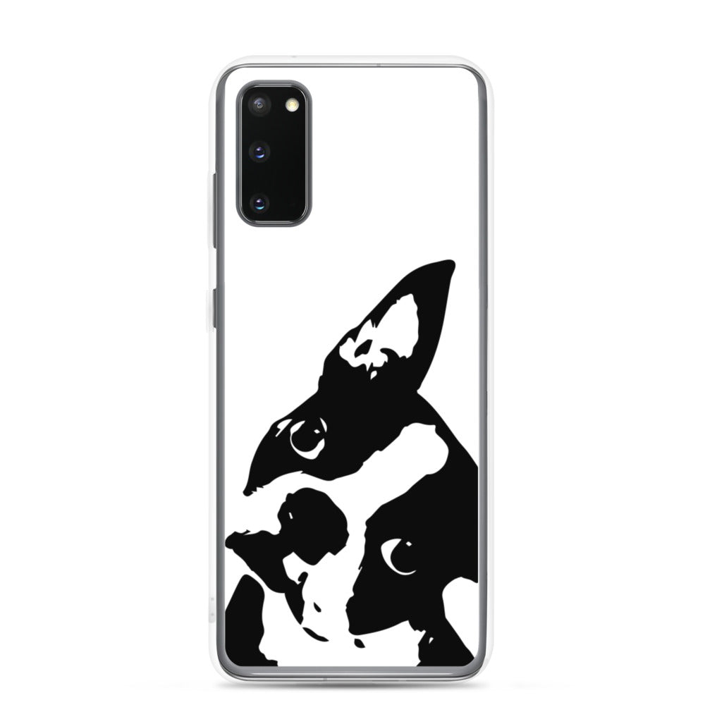 Boston Terrier Head Tilt Samsung Phone Case