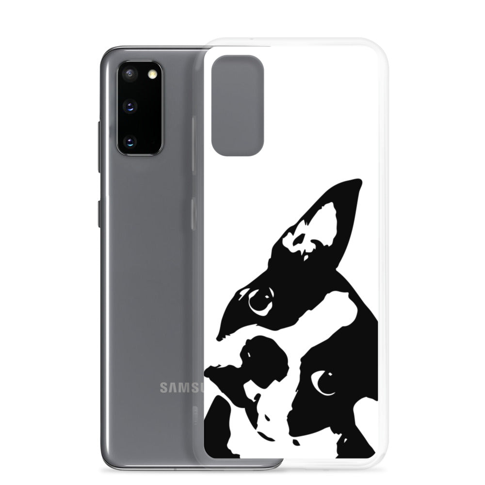 Boston Terrier Head Tilt Samsung Phone Case