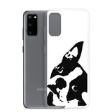Boston Terrier Head Tilt Samsung Phone Case