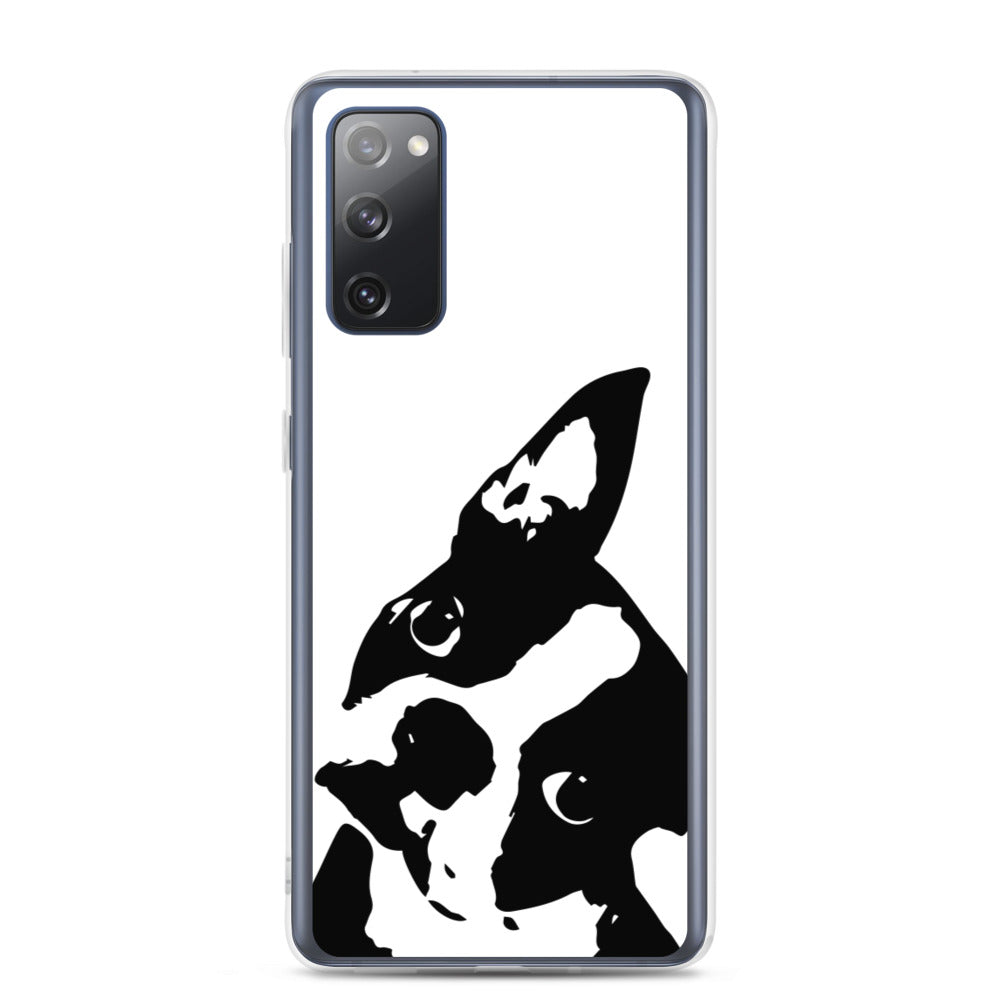 Boston Terrier Head Tilt Samsung Phone Case