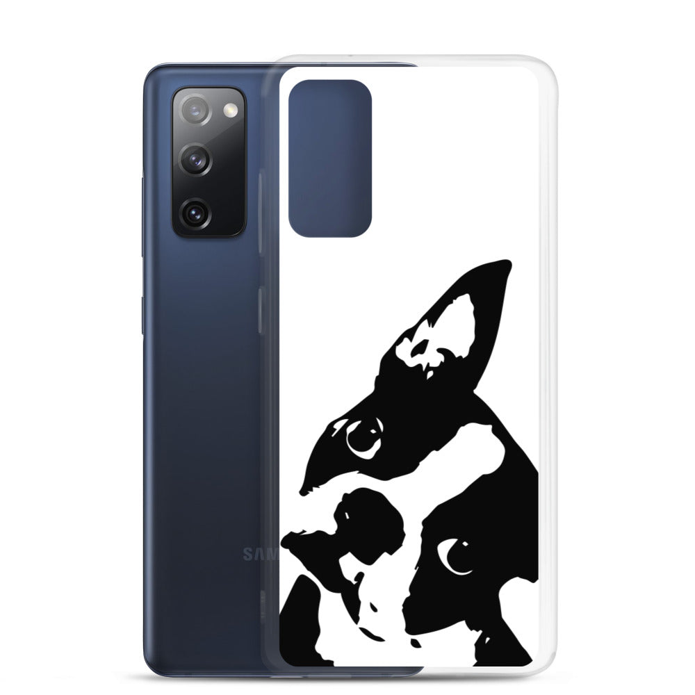 Boston Terrier Head Tilt Samsung Phone Case