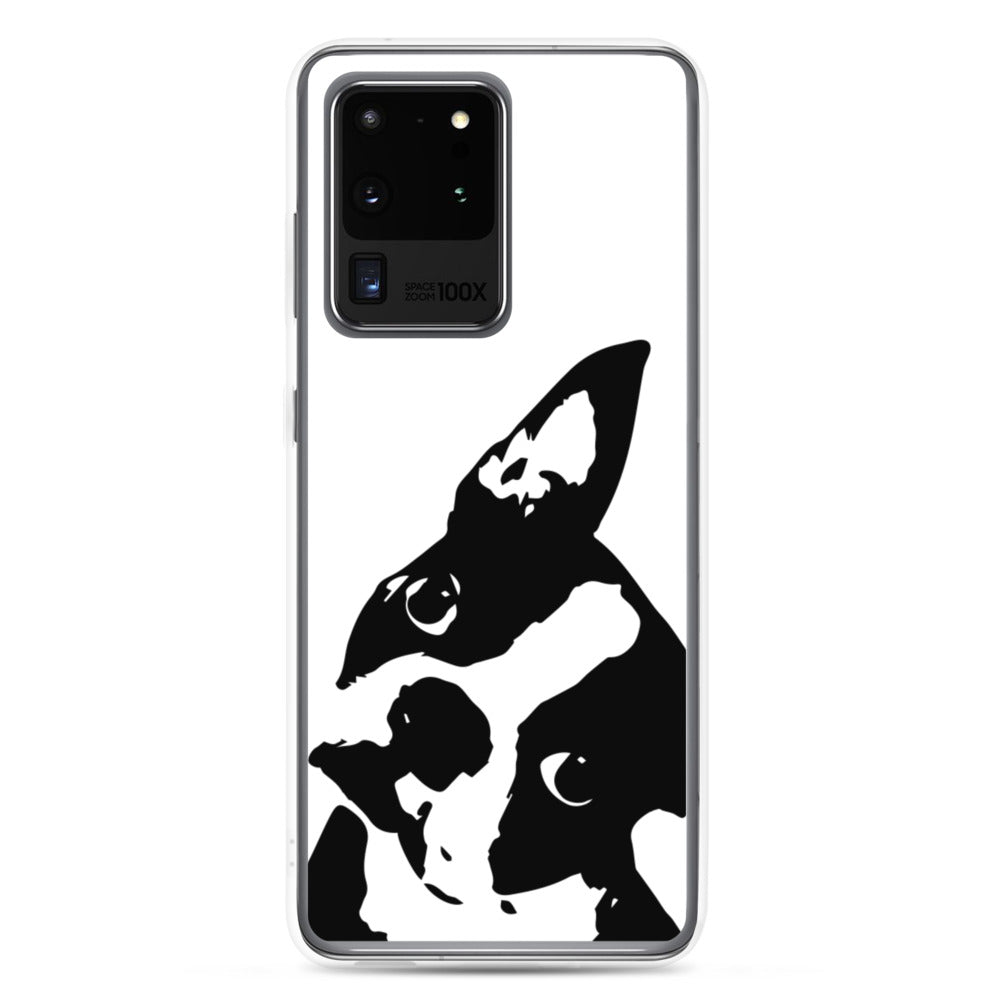 Boston Terrier Head Tilt Samsung Phone Case