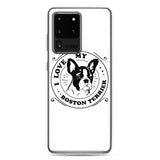 I Love My Boston Terrier Samsung Phone Case