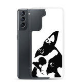 Boston Terrier Head Tilt Samsung Phone Case